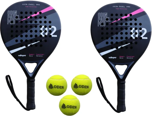 Odin Padel TARJOUSPAKETTI (Odin Padel Nova Balance + Odin Padel -pallot - 3 kpl)