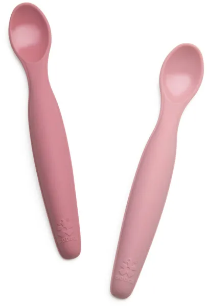 Silikonilusikkasetti, pitkä - blossom pink