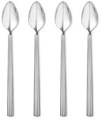 Georg Jensen Bernadotte caffe latte lusikkasetti, 4 kpl